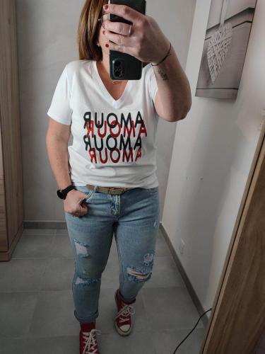 T-shirt Amour Rouge
